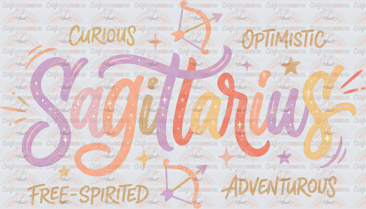 002_Zodiac_Astrology_Astrological Signs_Script_Typography_Watercolor_SAGITTARIUS