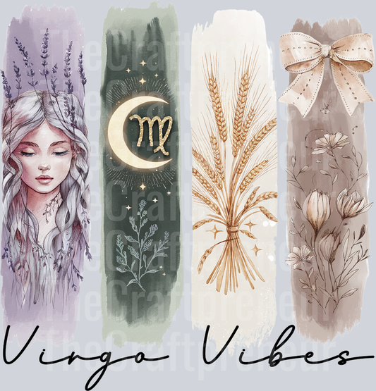 Virgo Boho Zodiac DTF Transfer