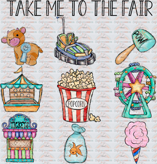 Summer_Country Fair_Country Fair_Westerrn_Southern_Ferris Wheel_Popcorn_Cotton Candy_Rides_Games