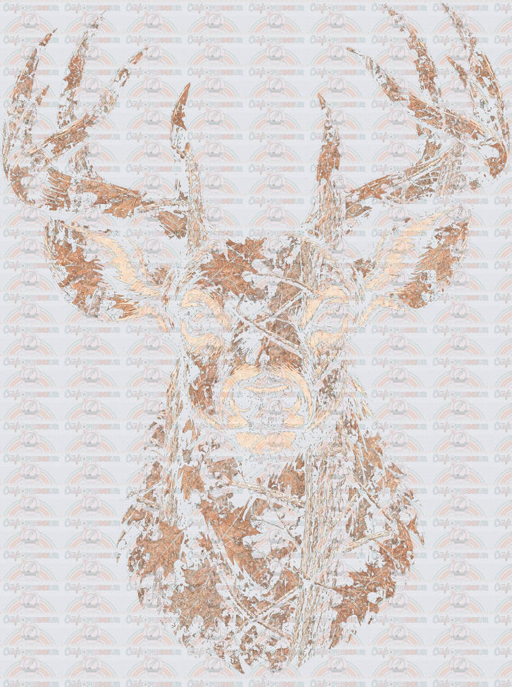Hobbies_Hunting_Deer_Buck_Camo_Distressed_Mount_Halftone
