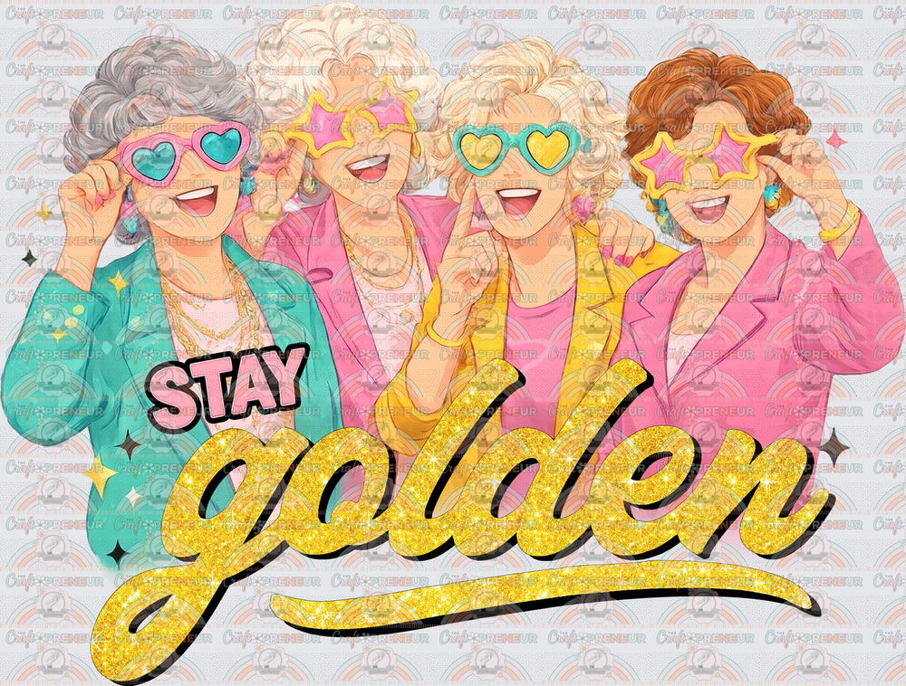 TV_The Golden Girls_Nostalgia_Faux Glitter_Preppy_Sunnies