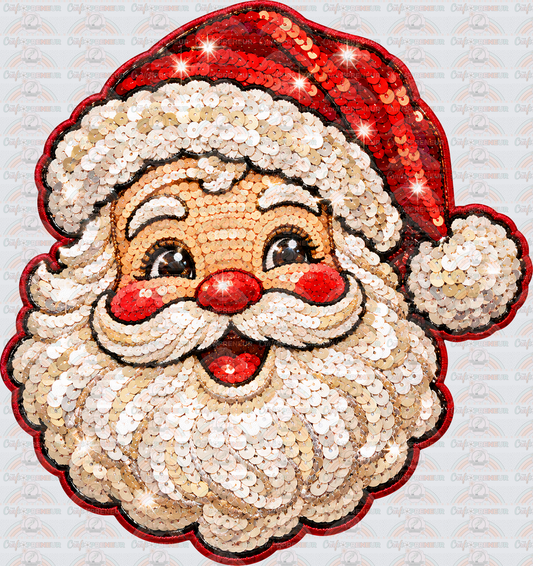 XMAS_Santa_Faux Sequin_Rosey Cheeks_Hat