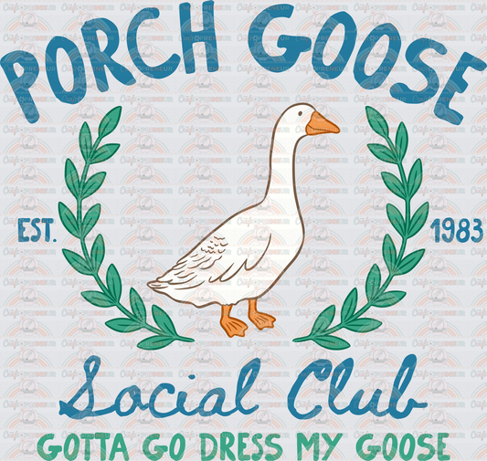 Animals_Goose_Porch Goose_Social Club_Gotta Go Dress My Goose_Dark