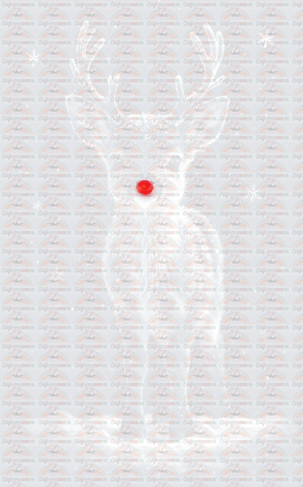 XMAS_Rudolph_Halftone_Red Nose_Reindeer