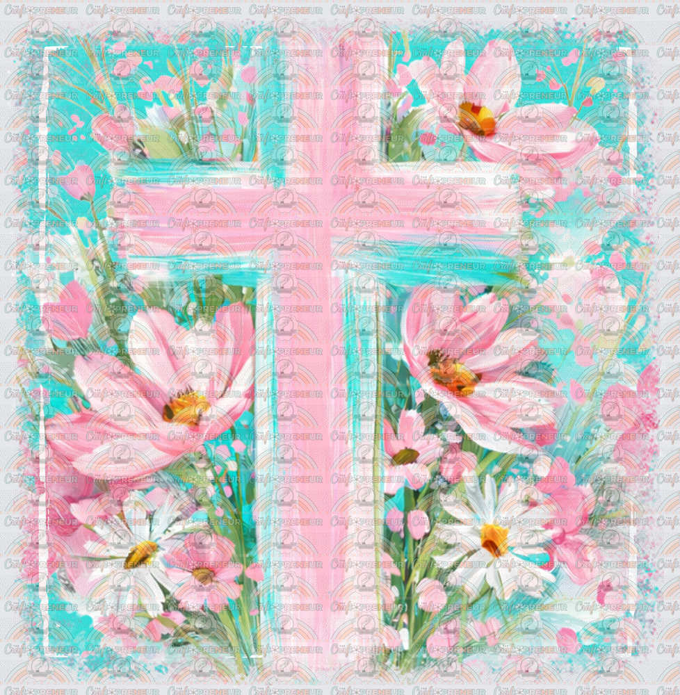 Faith_Preppy_Brush Stroke_Florals_Summer_Pastel_Faux Paint_Cross