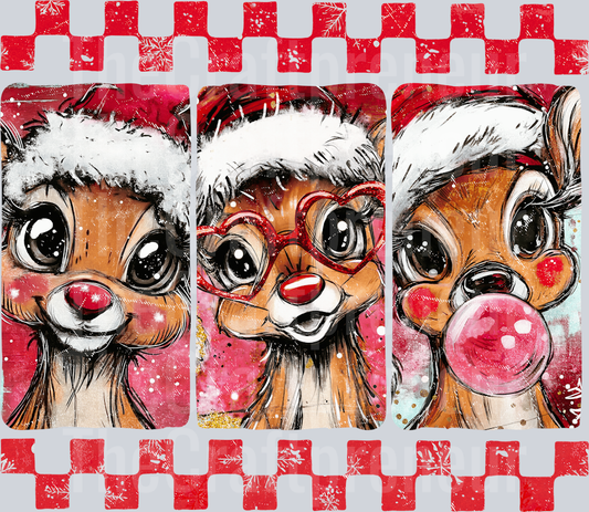 Rudolph Vans Bubble Pop DTF Transfer