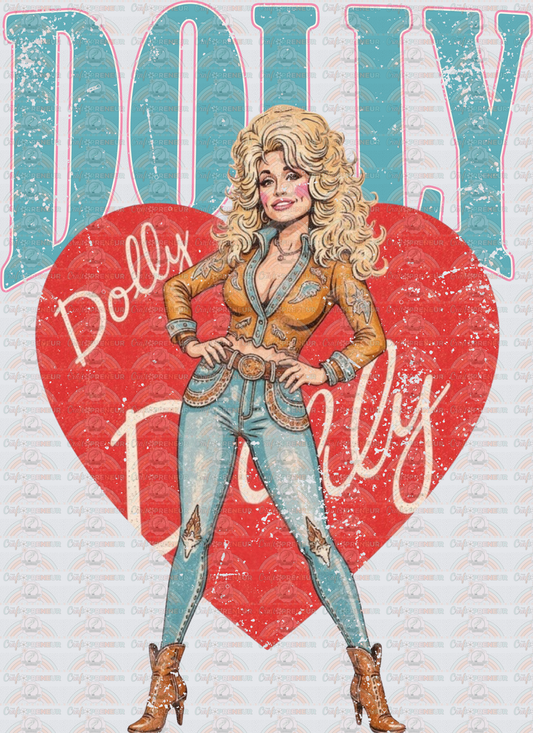 Music_Country Music_Dolly Parton_Varsity_Vogue_Distressed_Oversized