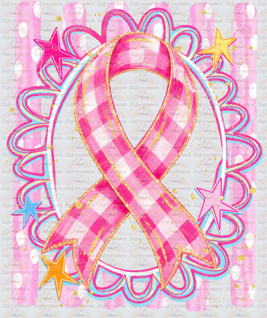 Causes_Breast Cancer Awareness_Ribbon_Gingham_Cameo_Preppy_Preppy Lines_October Causes_Ribbon