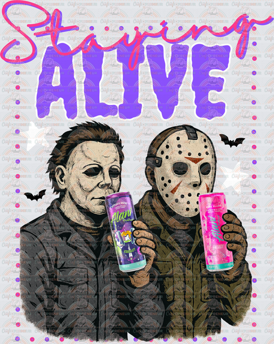 Drinks_Movies_Horror_Staying Alive_Jason_Michael Myers_Slasher_Alani_Drinks_Staying Alive_Serial Killers