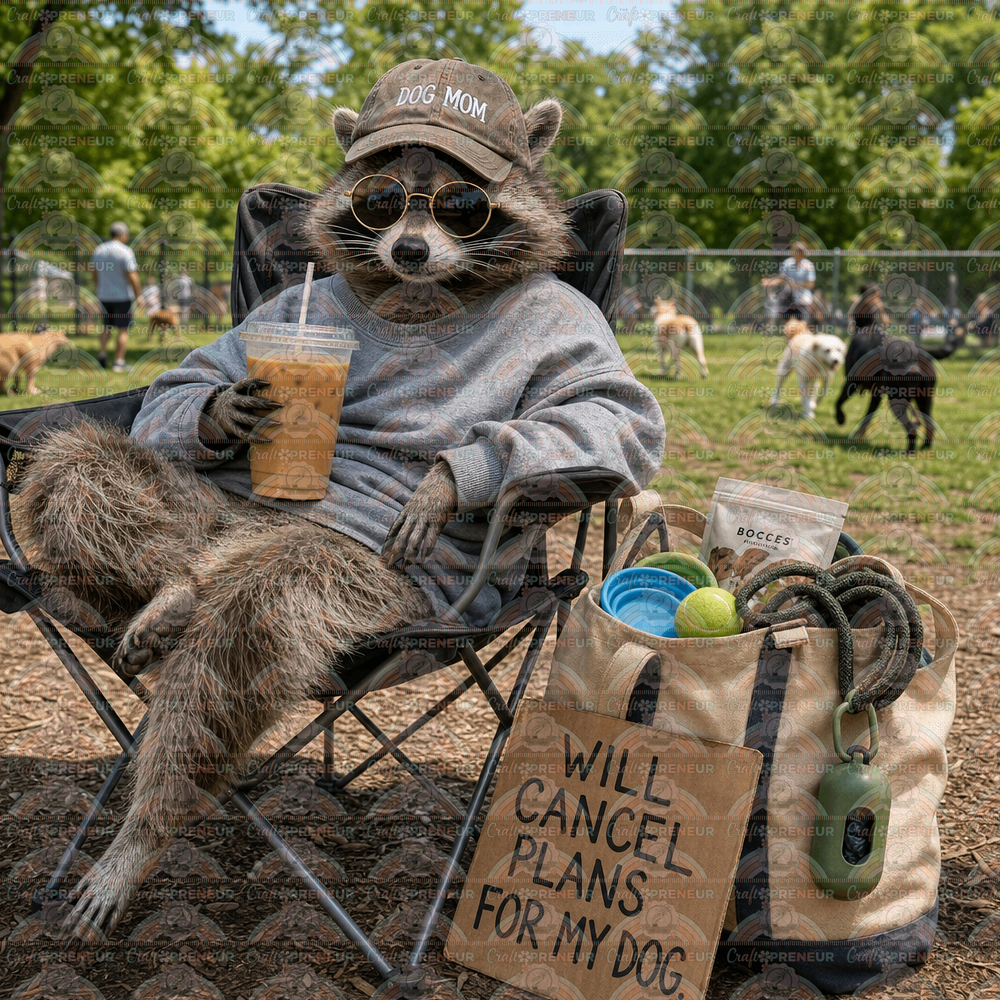 Dogs_Dog Mom_Dog Mama_Raccoon_Will Cancel Plans for my Dog_Dog Park_No Text
