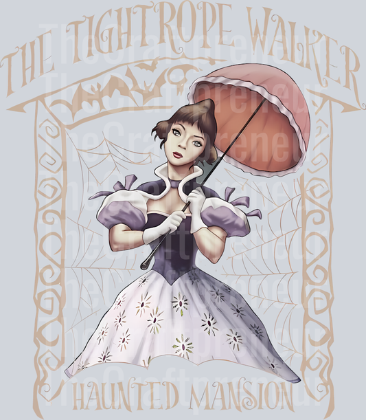 Haunted Mansion Tightrope Walker DTF Transfer