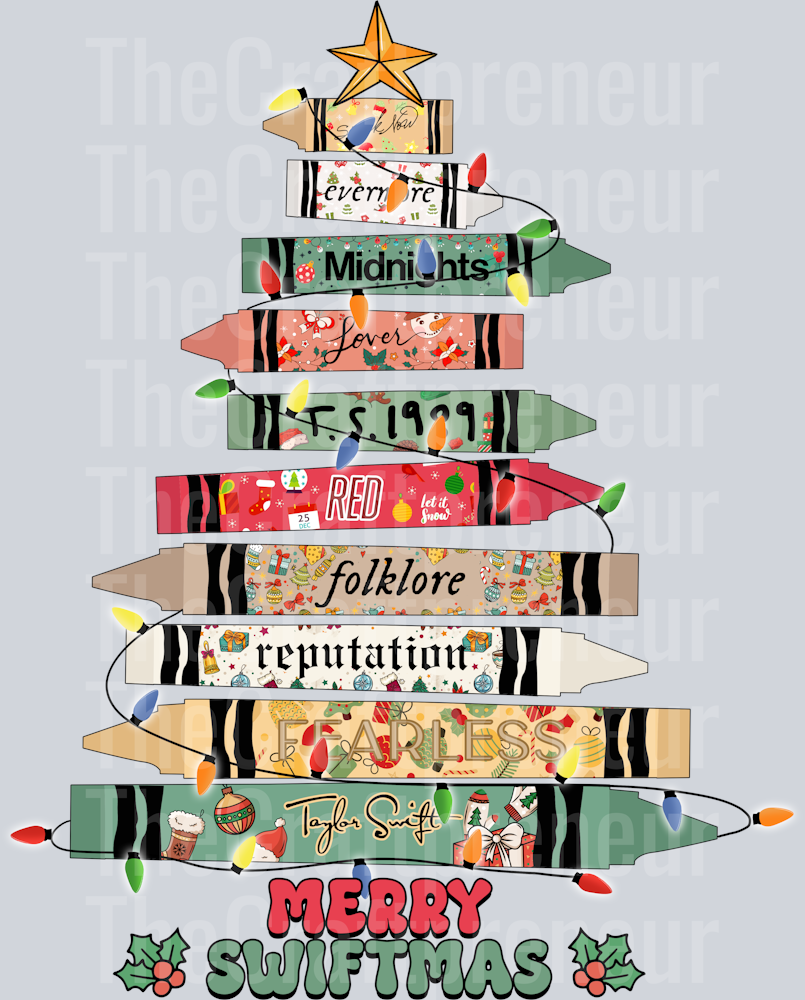 TS Christmas Tree Era DTF Transfer