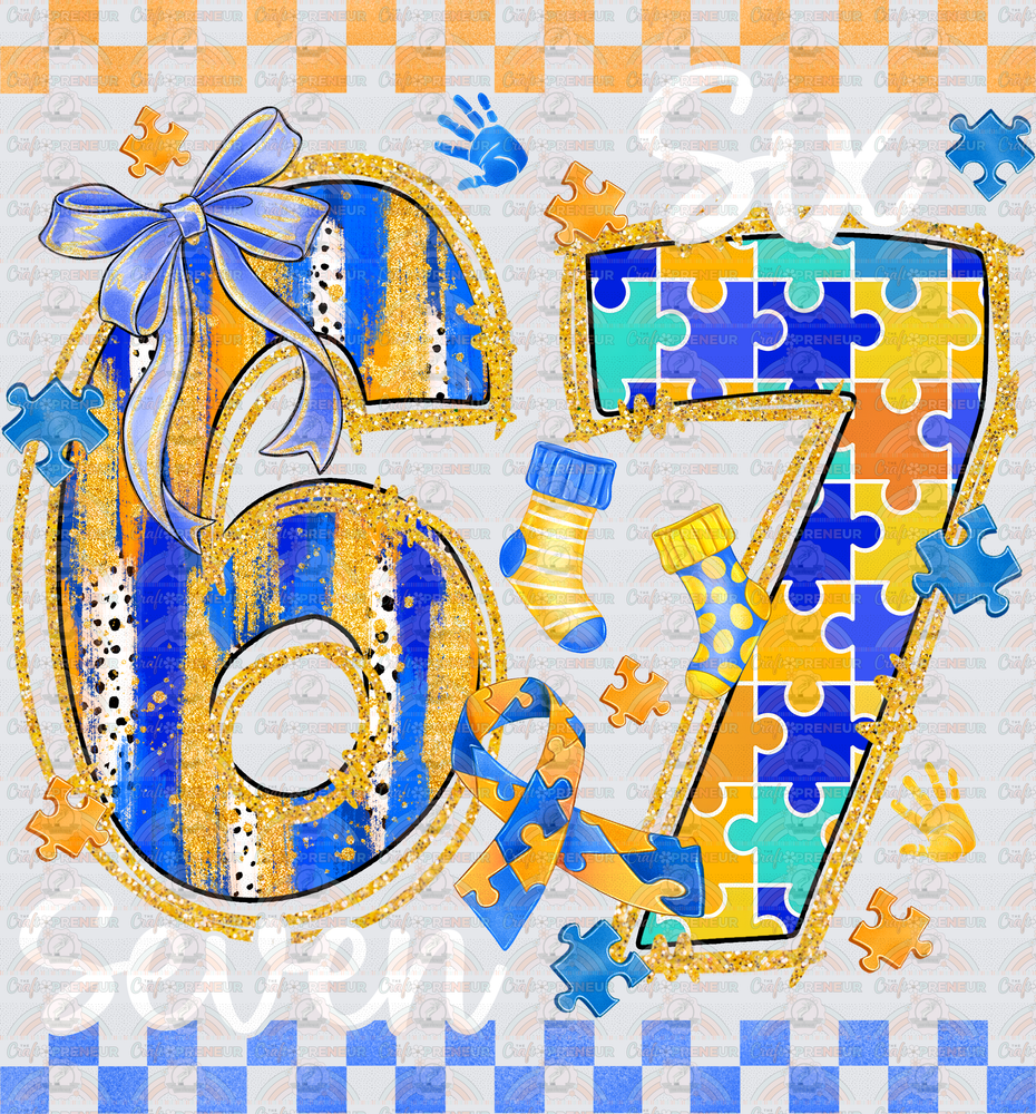 002_Causes_Down Syndrome_Awareness_Blue and Yellow_March Causes_Chromosomes_6 7 V2
