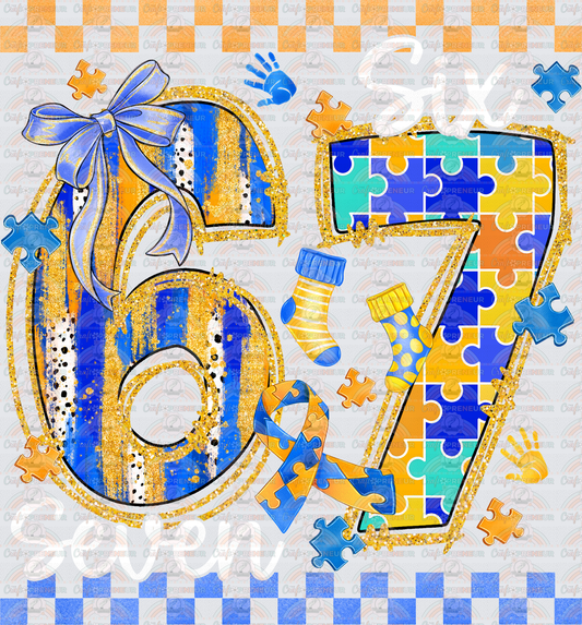 002_Causes_Down Syndrome_Awareness_Blue and Yellow_March Causes_Chromosomes_6 7 V2