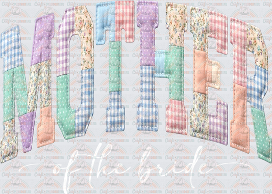 002_Family_Wedding_Bride_Famiily Set_Bridal Party_Patchwork_Preppy_Pastel_Varsity_Mother of the Bride_White