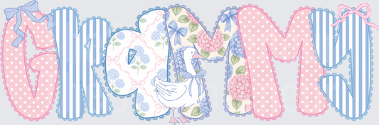 002_Family_Name Set_Mama_Grandparent_Preppy_Goose_Grannycore_grammy