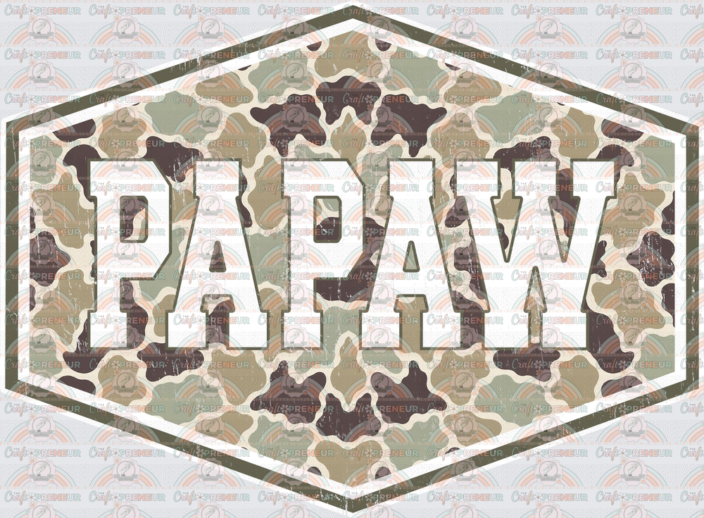 002_Dad_Fathers Day_Badge_Camo_Grandparent_Grandfather_Papaw 1