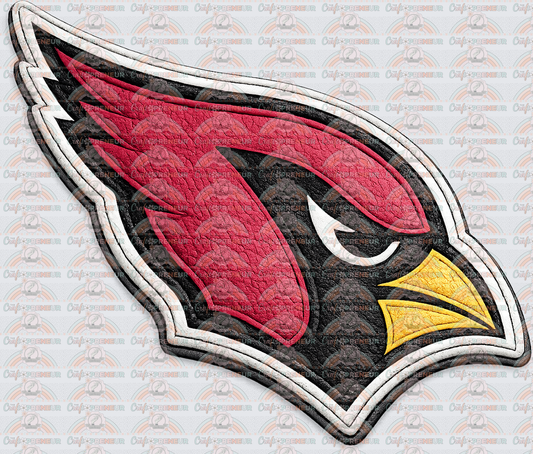 Faux Leather Patch_Arizona_Cardinals