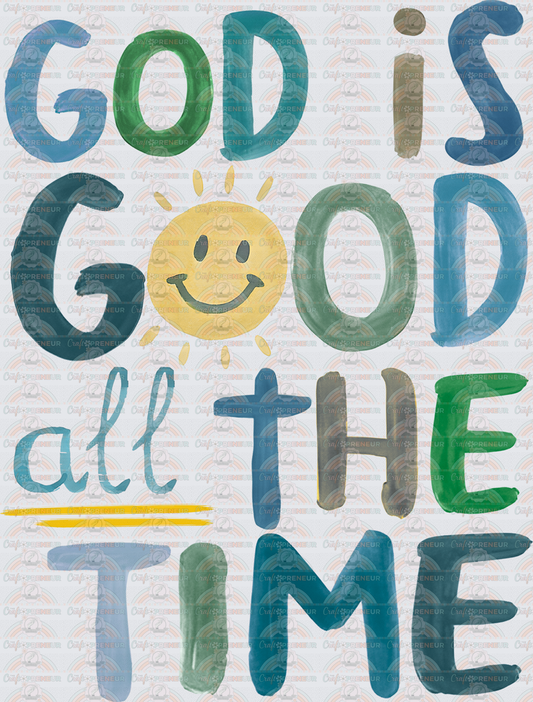 Faith_God is Good All the Time_Watercolor_Brush Stroke_Sun_2