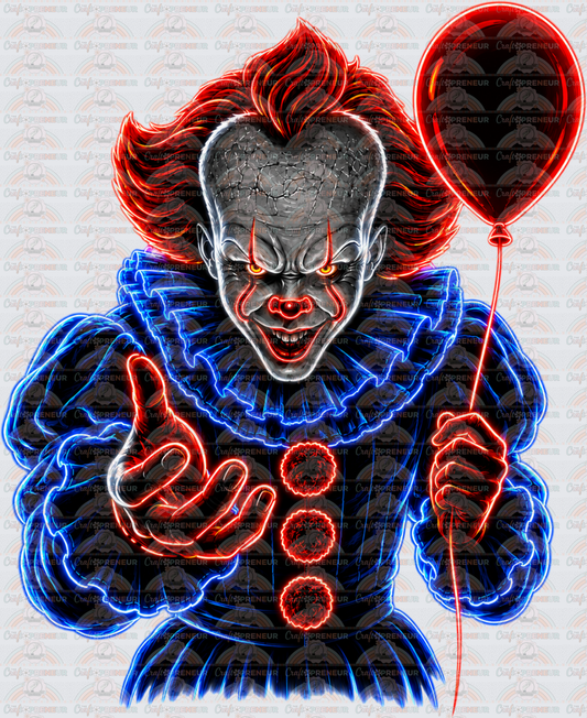 002_Halloween_Horror_Neon Characters_Horror Movies_Pennywise_Clowns