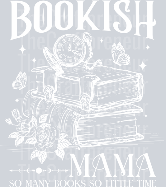 Bookish Mama (White) DTF Transfer
