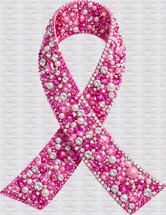 Causes_Breast Cancer Awareness_October Causes_Faux Rhinestones_Vintage Pearls_Boutique Style