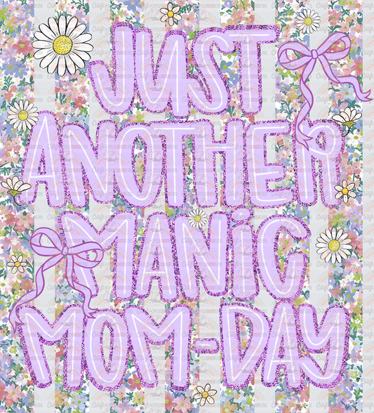 001_Family_Mama_Sarcasm_Preppy_Microflorals_Just another Manic Mom Day_Coquette Bow_Back