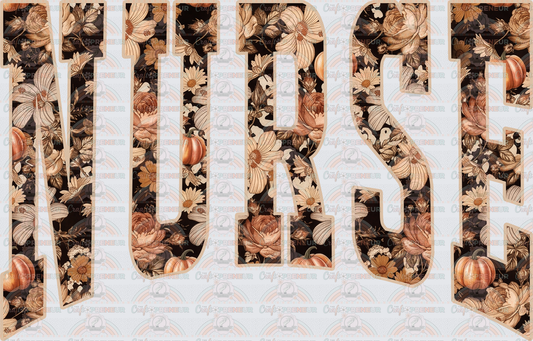 002_Jobs_Medical_Nurse_Fall_Autumn_Seasonal_Varsity_Curve_Boho_Skinny_Fall Floral Pumpkin_Nurse_July 2026