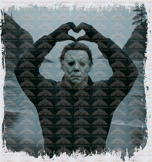 Movies_Horror_Halloween_Michael Myers_Heart Hands_Distressed_Slasher