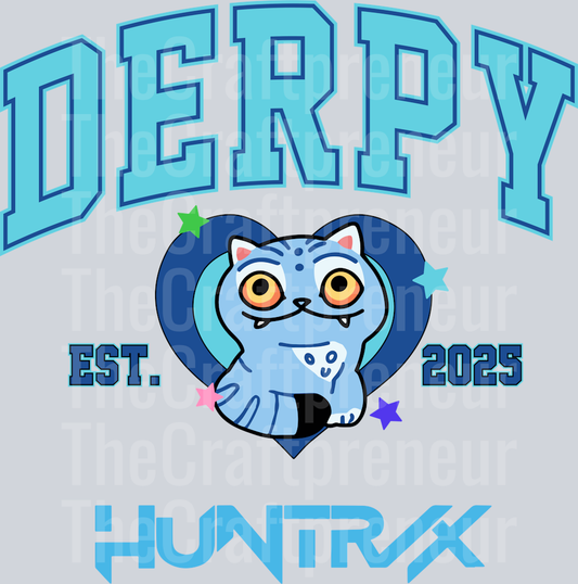 KOP_Huntr-X_Varsity_DERPY DTF Transfer