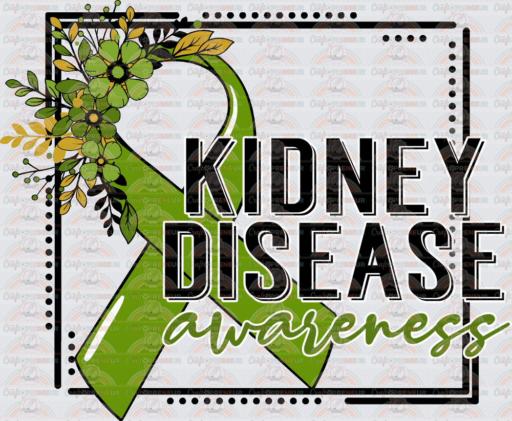 Causes_Illness_Disease_Kindey_Disease Awareness_Green Ribbon