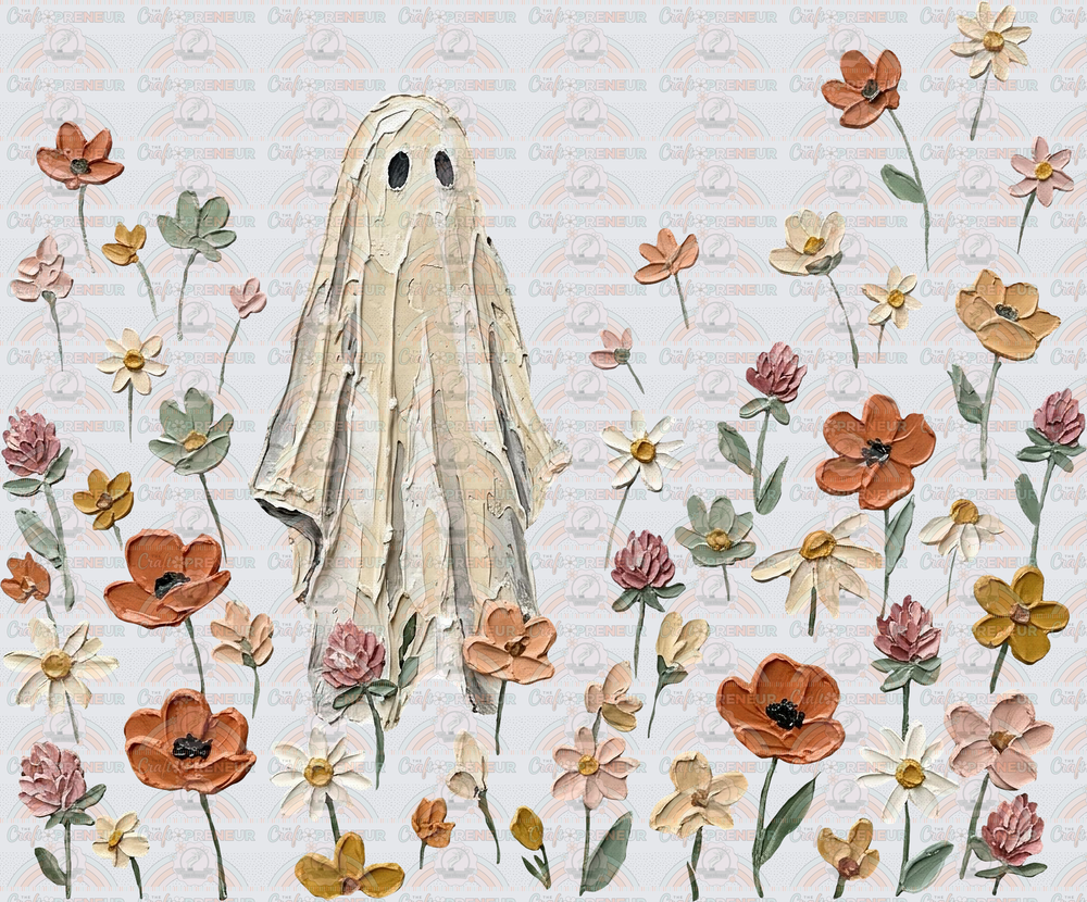 Halloween_Ghost_Boho_Wildflowers_Minimalistic_Lonely