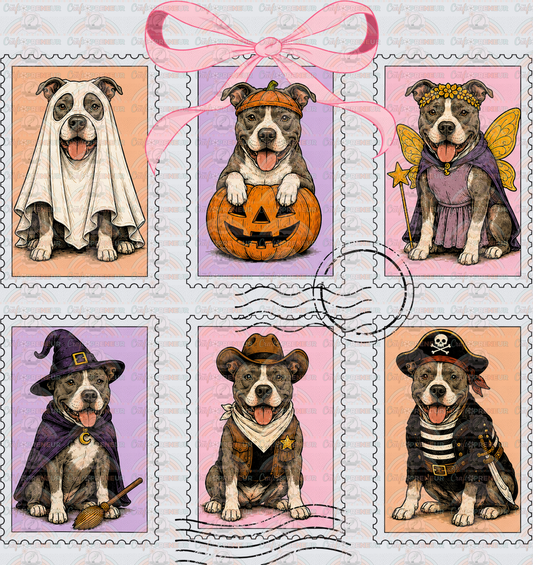 Dogs_Breeds_Halloween_Pit Bull_Costume_Postage Stamp_Coquette Bow_Pitbull_Bully Breed
