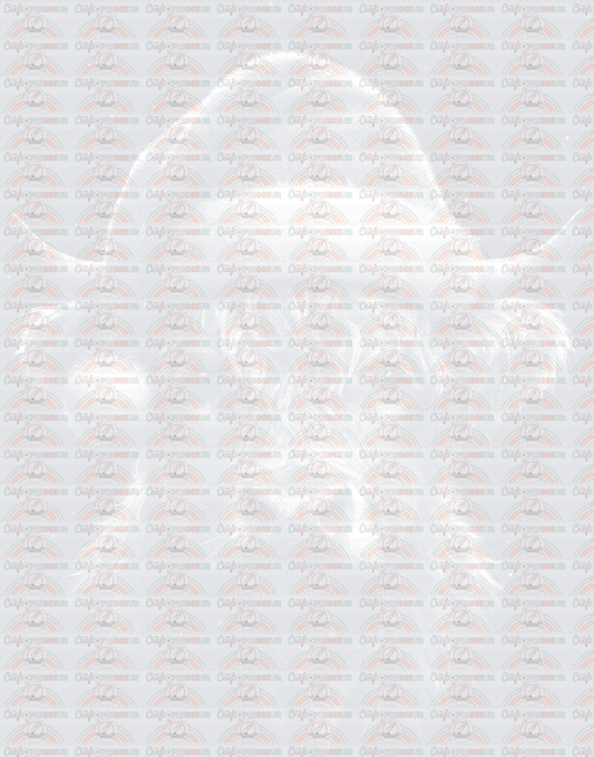 XMAS_Halftone_Highland Cow_Christmas Lights