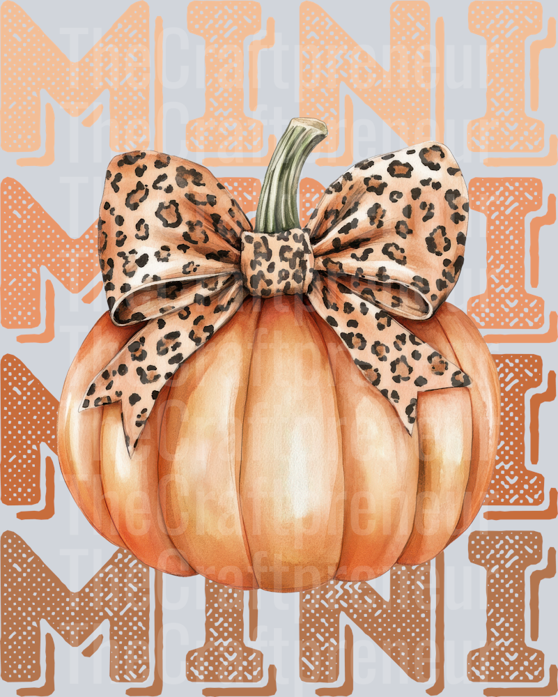 (Set!) Mommy & Me Pumpkin Distressed Stack (MinI) DTF Transfer