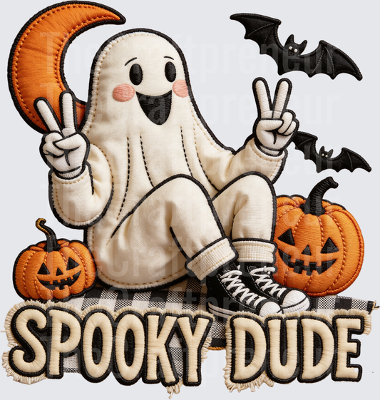 002_Fall_Halloween_Boys_Kids_Spooky Dude_Faux Fabric_Patchwork_Jack o Lantern_Spooky Dude
