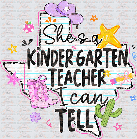 002_School_Jobs_Teacher_Country Music_Ella Langley_Grades_B2S_Shes a Teacher I Can Tell_5_Kindergarten