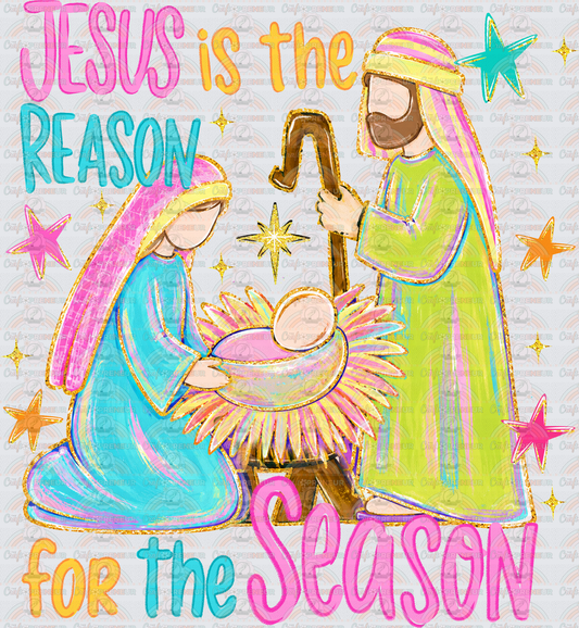 002_XMAS_Christmas_Faith_Preppy_Brush Stroke_Matching Set_Image Bundle_Jesus is the Reason for the Season