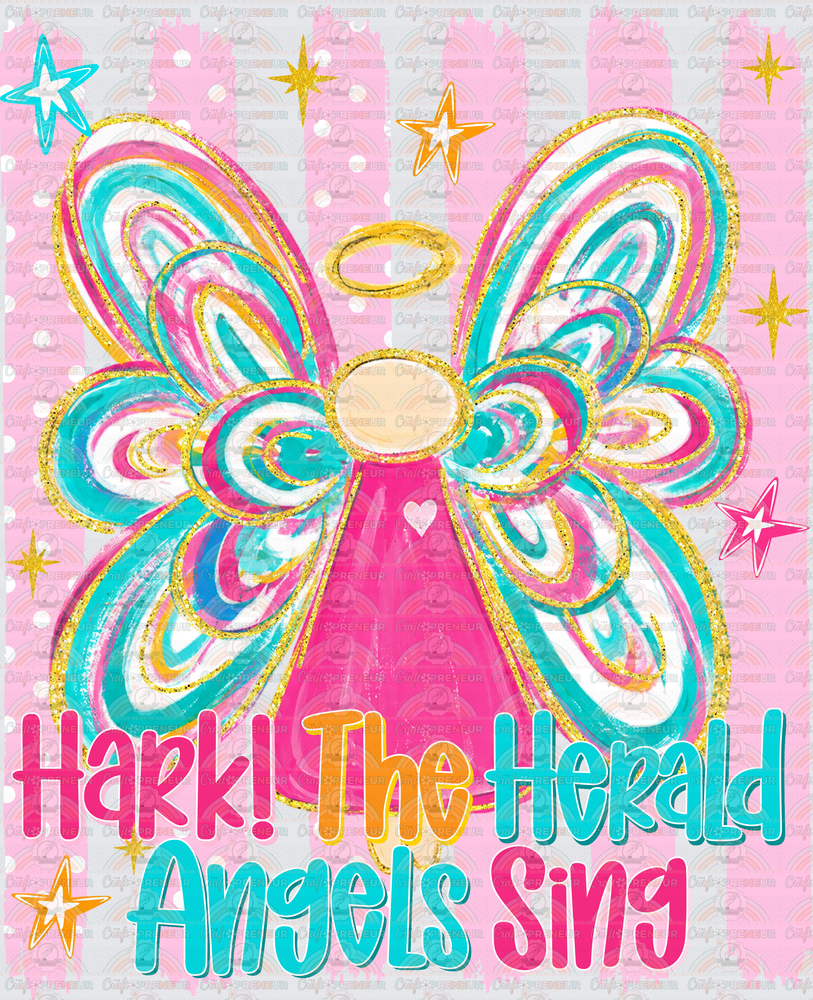 002_XMAS_Christmas_Faith_Preppy_Brush Stroke_Matching Set_Image Bundle_Hark the Herold Angels Sing