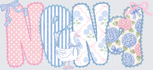 002_Family_Name Set_Mama_Grandparent_Preppy_Goose_Grannycore_nena