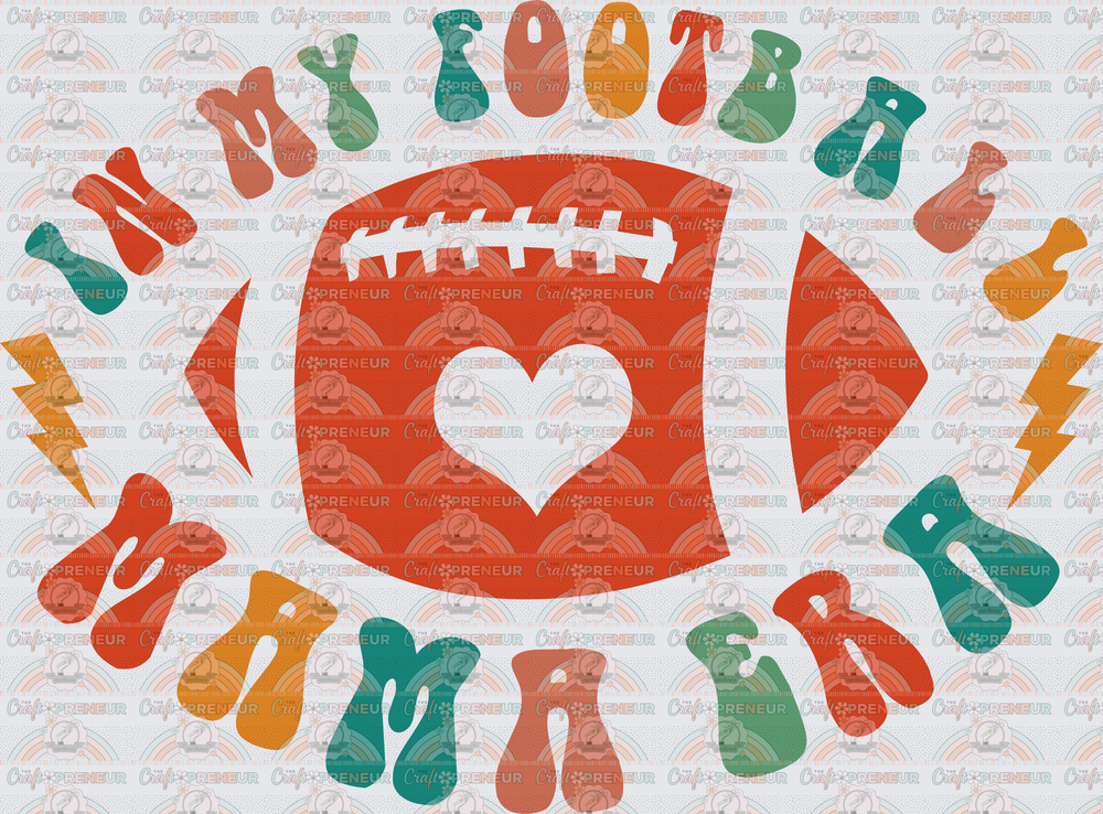 001_Sports_Football_Football Mom_Mama_Wavy Text_Groovy_Front