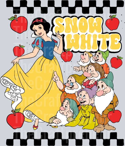 Disney_Princess_Snow White_7 Dwarves_Retro_Back
