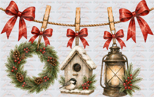 002_XMAS_Christmas_Clothes Line_Coquette Bow_Minimalist_Image Bundle_Wreath_Bird House_Lantern
