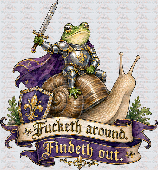 Animals_Frogs_Rennaisance_Snail_Sarccasm_Fucketh Around and Findeth Out