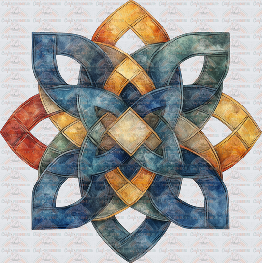 002_Destination_Ireland_Celtic_Traditional_Celtic Knot_Watercolor_2