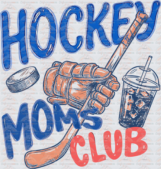 Sports_Hockey_Hockey Mom_Sports Mom_Hockey moms Club_Goalie_Iced Coffee_Color