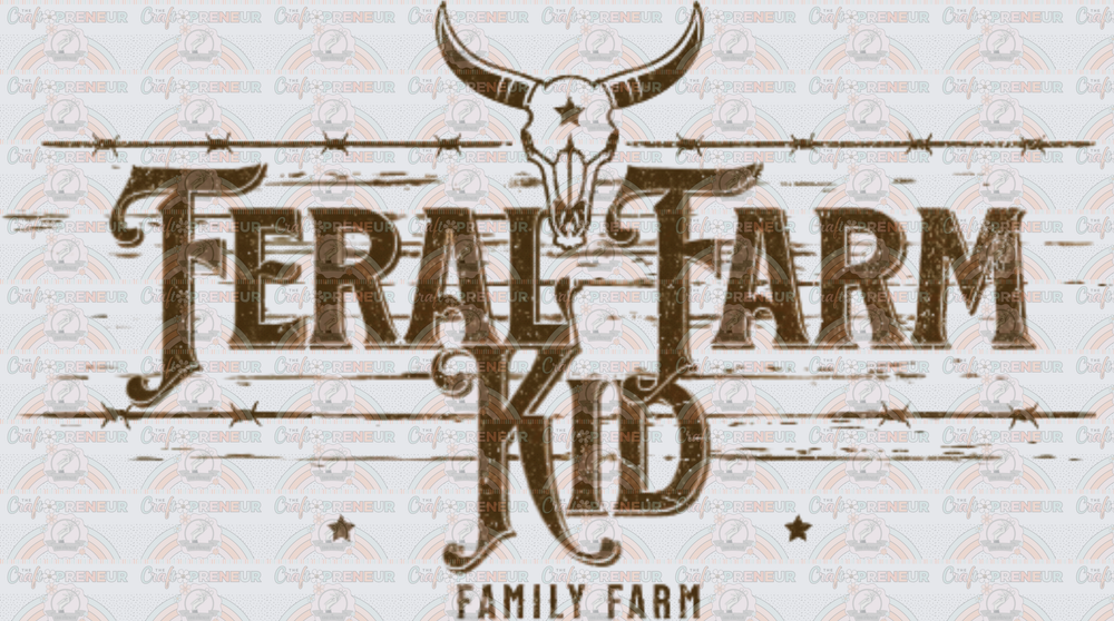 Farming_Western_Feral Farm Kid_Youth_Family Farm_Longhorn_Distressed