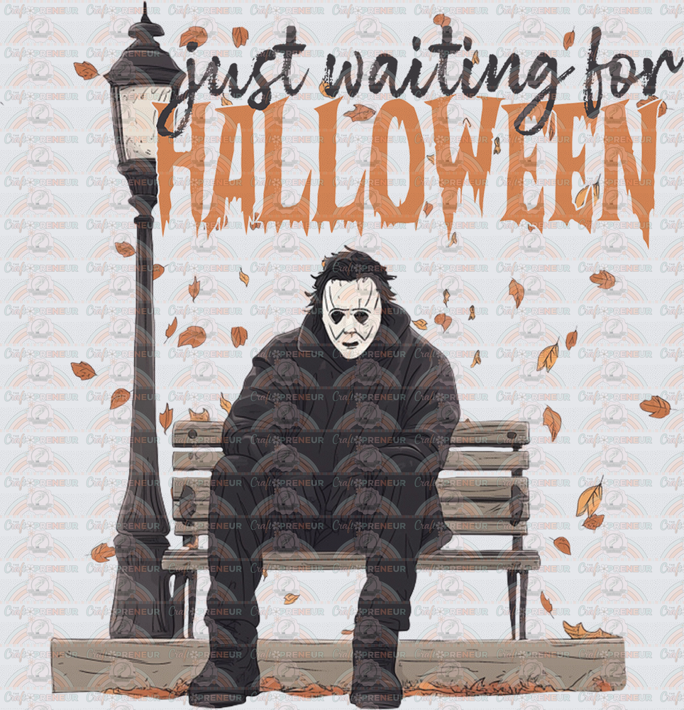 Halloween_Horror_Michael Myers_Just Waiting for Halloween_Bench_Bus Stop