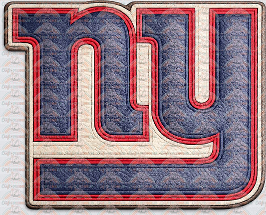 Faux Leather Patch_New York_Giants