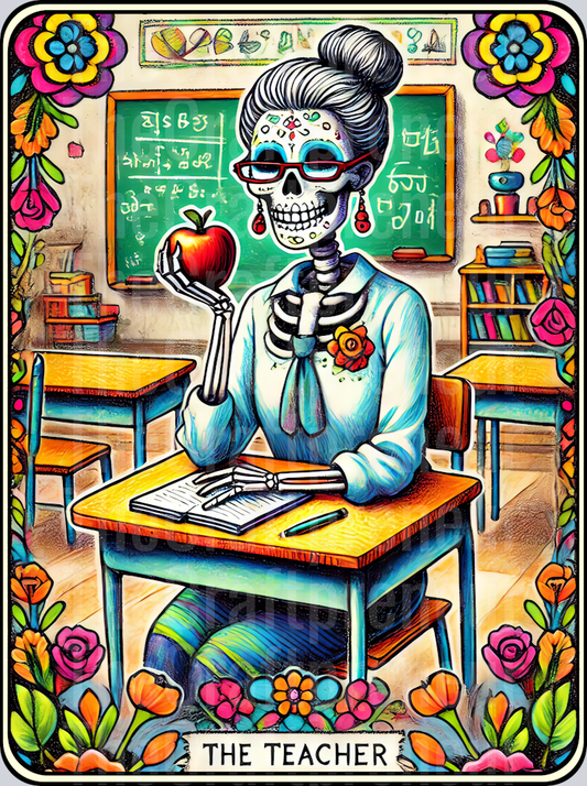 The Teacher Tarot Card DTF Transfer